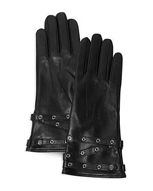 Karen Millen Leather Eyelet Gloves