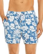 Onia Charles Nylon Blend Floral Print Regular Fit Swim Trunks