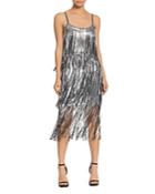 Dress The Population Roxy Sequined Flapper Dress