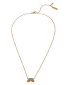 Kurt Geiger London Pave Rainbow Pendant Necklace, 16-18