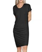 B New York Ruched Side Dress