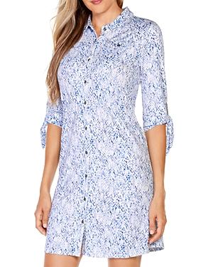 Belldini Snake Print Shirtdress