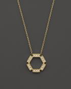 Dana Rebecca Designs Diamond & 14k Yellow Gold Hexagon Necklace, 16