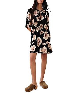 Ba & Sh Katia Floral Print Mini Dress