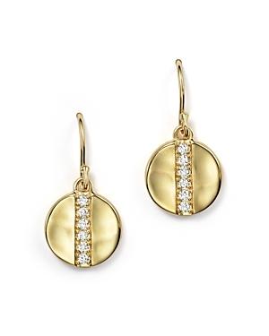 Ippolita 18k Gold Glamazon Stardust Small Disc Earrings With Diamonds