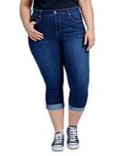 Seven7 Jeans Plus High Rise Skinny Crop Jeans In Newport
