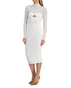 Herve Leger Long Sleeve Corset Dress