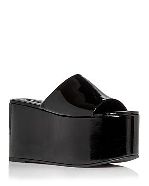 Simon Miller Women's Blackout Vegan Platform Slide Sandals