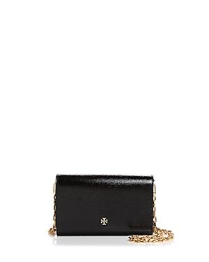 Tory Burch Robinson Patent Leather Chain Wallet
