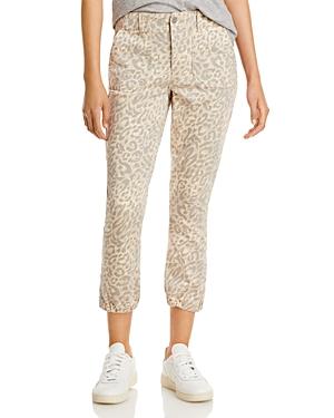 Paige Mayslie Jogger Ankle Jeans In Tortoise Shell Cheetah