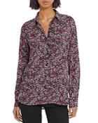 The Kooples Floral Button Front Blouse