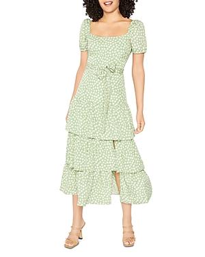 Likely Lottie Puff Sleeve Midi Dress