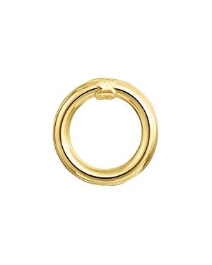 Tous 18k Yellow Gold-plated Sterling Silver Small Hold Ring Pendant