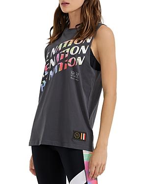 P.e Nation Check Mark Cotton Tank Top