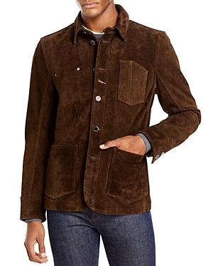Karl Lagerfeld Paris Suede Blazer Jacket