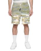 Eleven Paris Cotton Ombre Camouflage Regular Fit Jogger Shorts