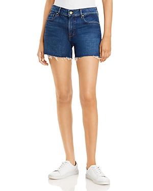 Frame Le Grand Garcon Frayed Shorts