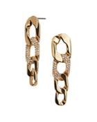 Baublebar Michel Pave-detail Chain Link Drop Earrings
