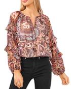 Vince Camuto Paisley Print Blouse