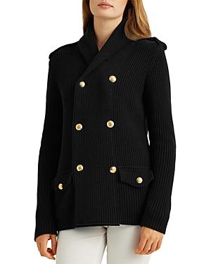 Lauren Ralph Lauren Double Breasted Knit Jacket