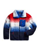 Polo Ralph Lauren Team Usa Tie-dye Pile Fleece Jacket