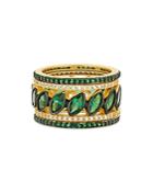 Freida Rothman Midnight Marquise Stacking Rings, Set Of 5