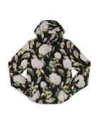 Kenzo Floral Print Hooded Shirt