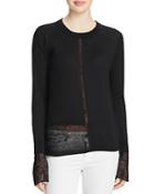 Dkny Pure Mesh Inset Sweater