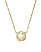 Ippolita 18k Gold Mini-lollipop Necklace In Mother-of-pearl, 16