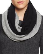C By Bloomingdale's Cashmere Angelina Two-tone Loop Scarf