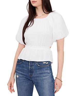 1.state Puff Sleeve Raglan Top