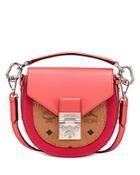 Mcm Patricia Visetos Mini Color-block Shoulder Bag