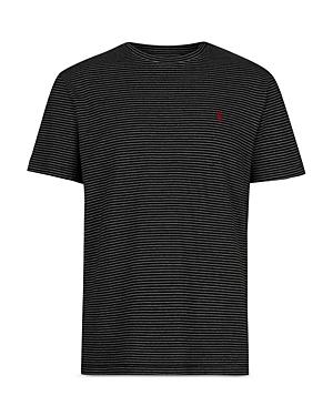 Allsaints Sinclair Cotton Striped Logo Tee