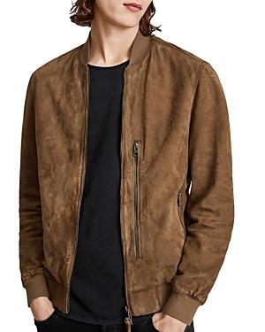 Allsaints Bergen Suede Bomber Jacket