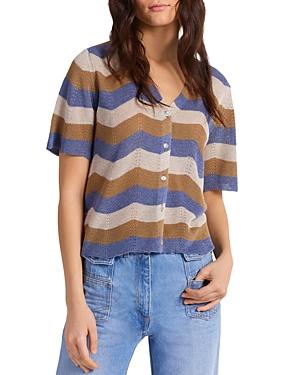 Gerard Darel Liberty Striped Cardigan