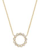 Bloomingdale's Diamond Circle Pendant Necklace In 14k Yellow Gold, 0.50 Ct. T.w. - 100% Exclusive