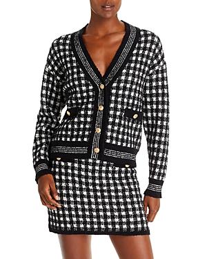Aqua Checkered Cropped Cardigan - 100% Exclusive