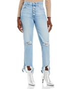 7 For All Mankind High Waisted Cropped Jeans
