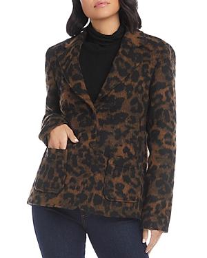 Karen Kane Leopard Print Blazer