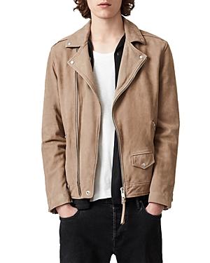 Allsaints Milo Leather Regular Fit Biker Jacket