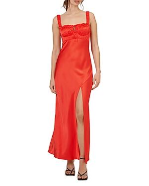 Nicholas Nina Ruched Silk Dress