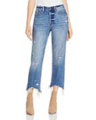 Pistola Charlie Distressed Straight Jeans In Florence