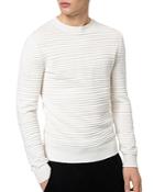 Hugo Sottor Ottoman Rib Knit Sweater