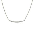Adore Curved Bar Necklace, 16
