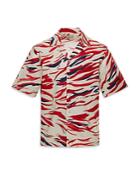 Moncler Surf Print Poplin Regular Fit Shirt
