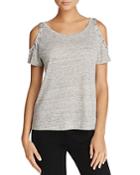 Generation Love Reagan Cold-shoulder Lace-up Tee