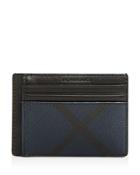Burberry Chase London Check Money Clip Card Case