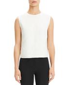 Theory Cropped Sleeveless Top