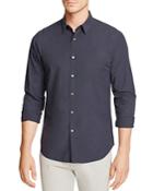 Theory Zach Ps Qwillowmere Solid Slim Fit Button Down Shirt
