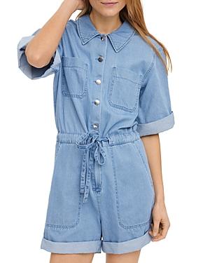 Vero Moda Lilia Short Sleeve Denim Romper